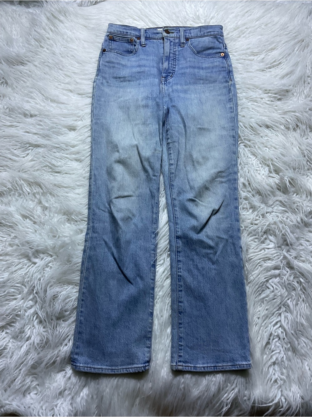 Madewell Slim Demi-Boot Jeans in Denis Wash